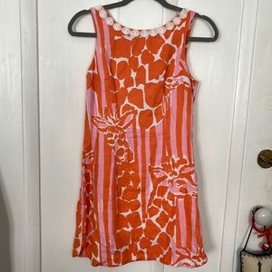 Lilly Pulitzer for target giraffeeey giraffe print shift dress